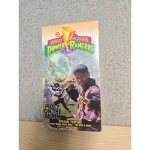 Mighty Morphin Power Rangers VHS Putty on the Brain (1994) Saban 42012-3 Tested